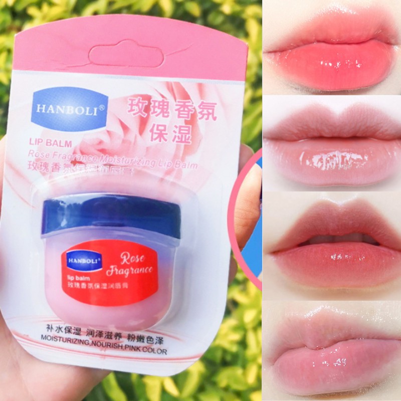 Vaseline Hanboli Vaselina Bálsamo Labial 4 Piezas/Set Caja Hidratante