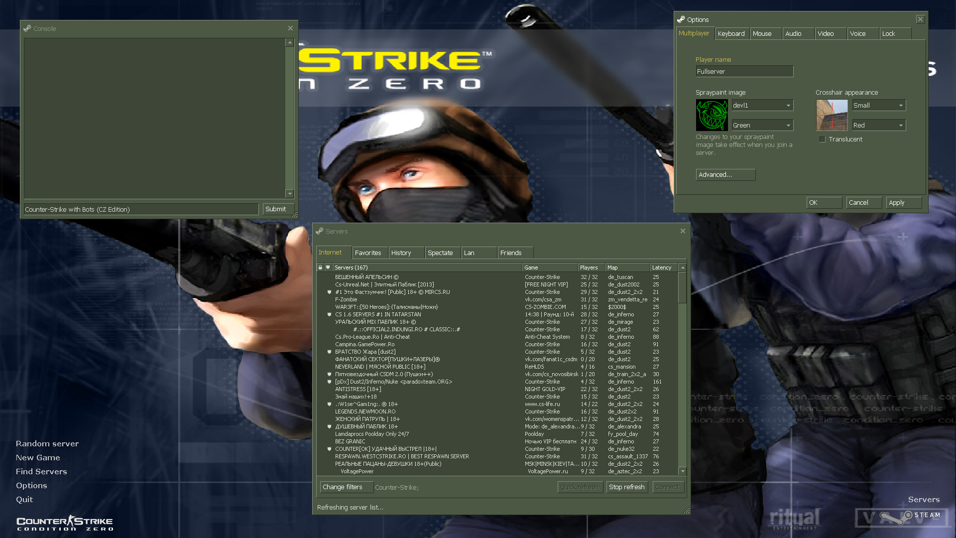 Download CounterStrike 1.6 with bots