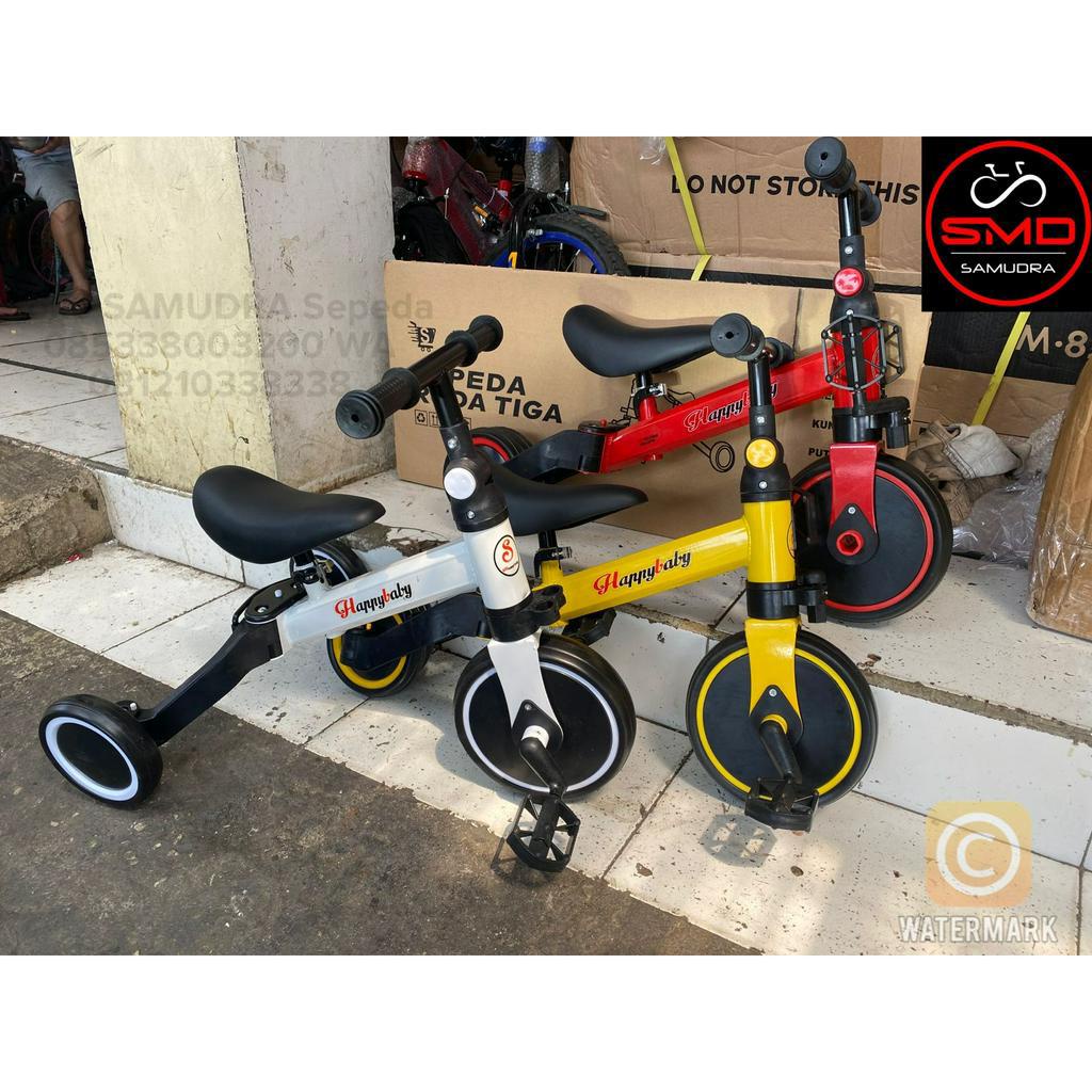 Jual Sepeda Anak Push Balance Bike 3in1 Merk AVIATOR/Happy Baby Murah