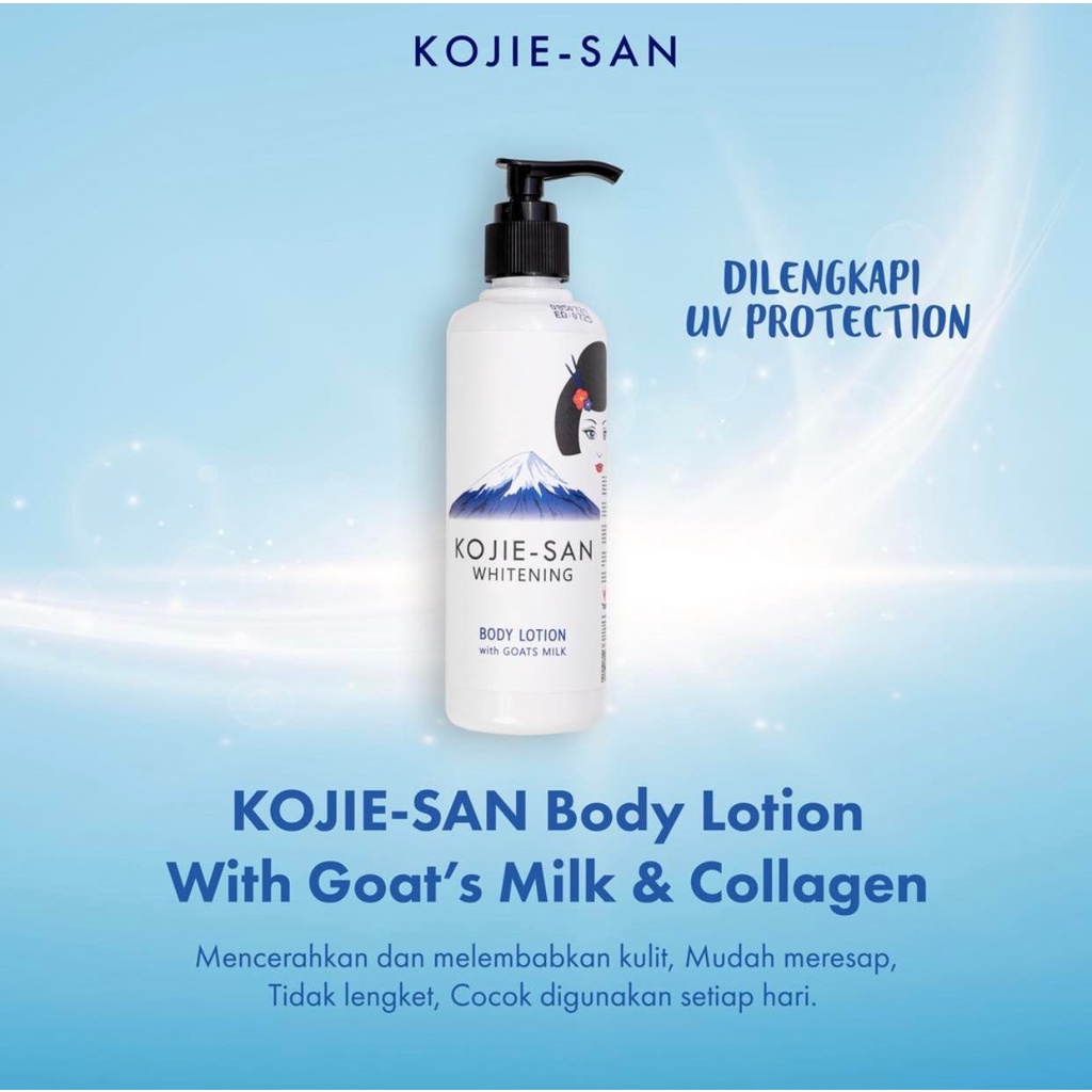 Jual KOJIESAN Whitening Body Lotion With Goats Milk 250 ml Shopee