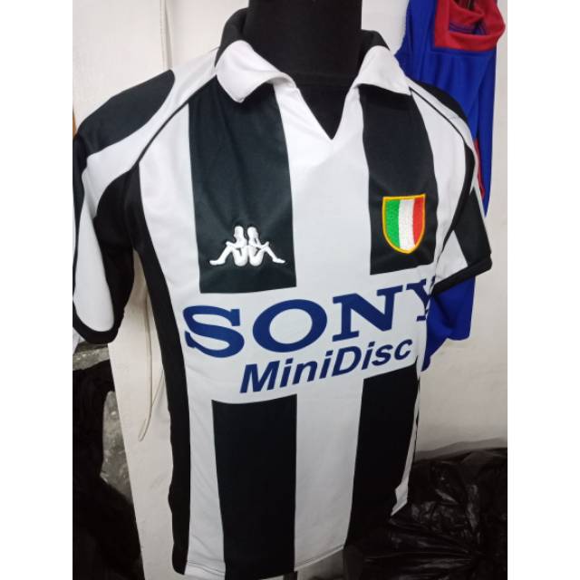 Jual Jersey retro juventus 1998 home sony minidisc Shopee Indonesia