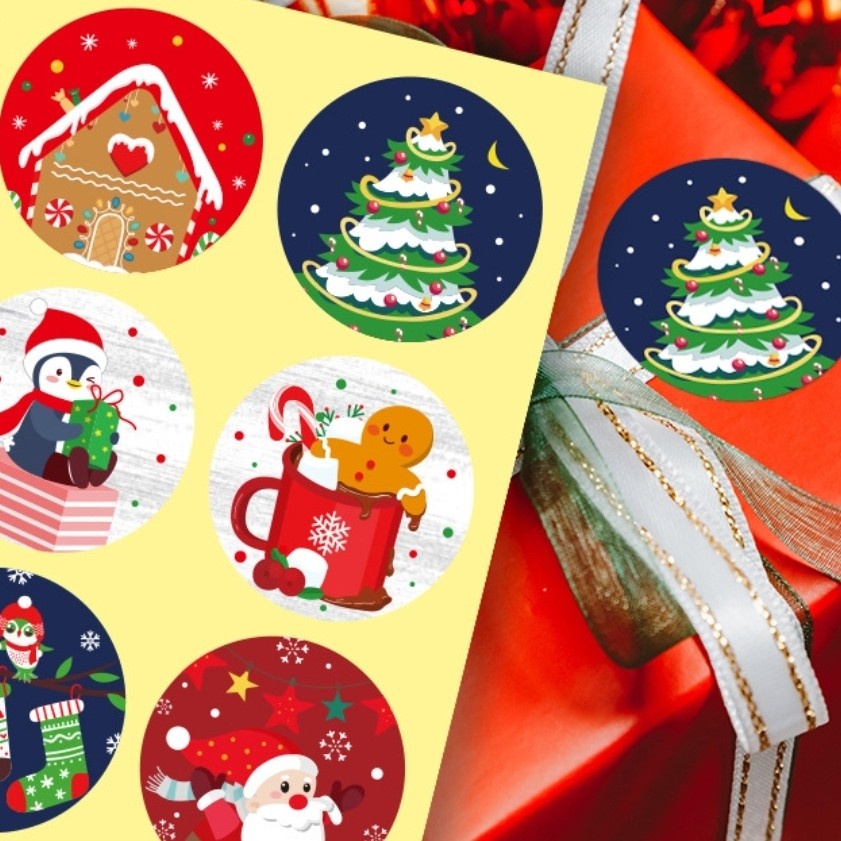 Jual STIKER NATAL/ STICKER NATAL/ STIKER KADO NATAL/ STIKER MERRY