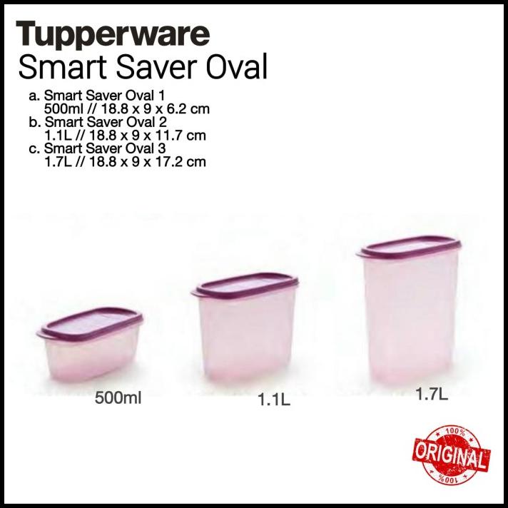 Jual Smart Saver Oval Tupperware Shopee Indonesia