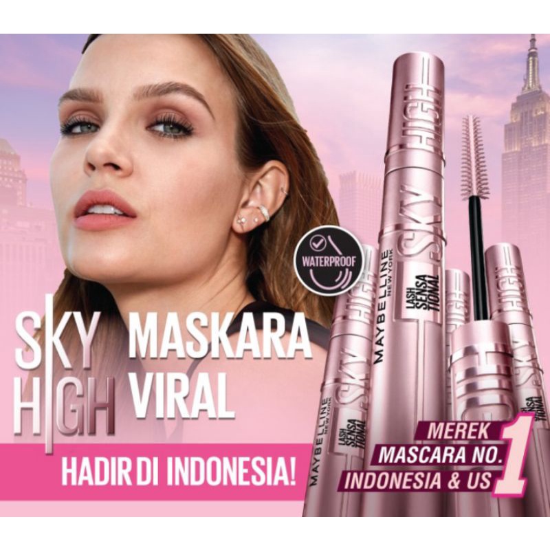 Jual Maybelline Lash Sensational Sky High Mascara Shopee Indonesia