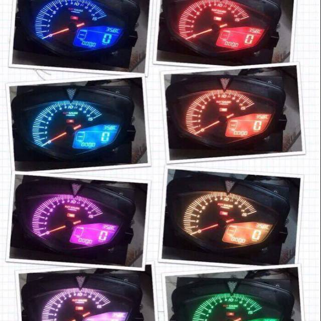 Jual Speedometer digital mx old/vega r new replika model koso Shopee