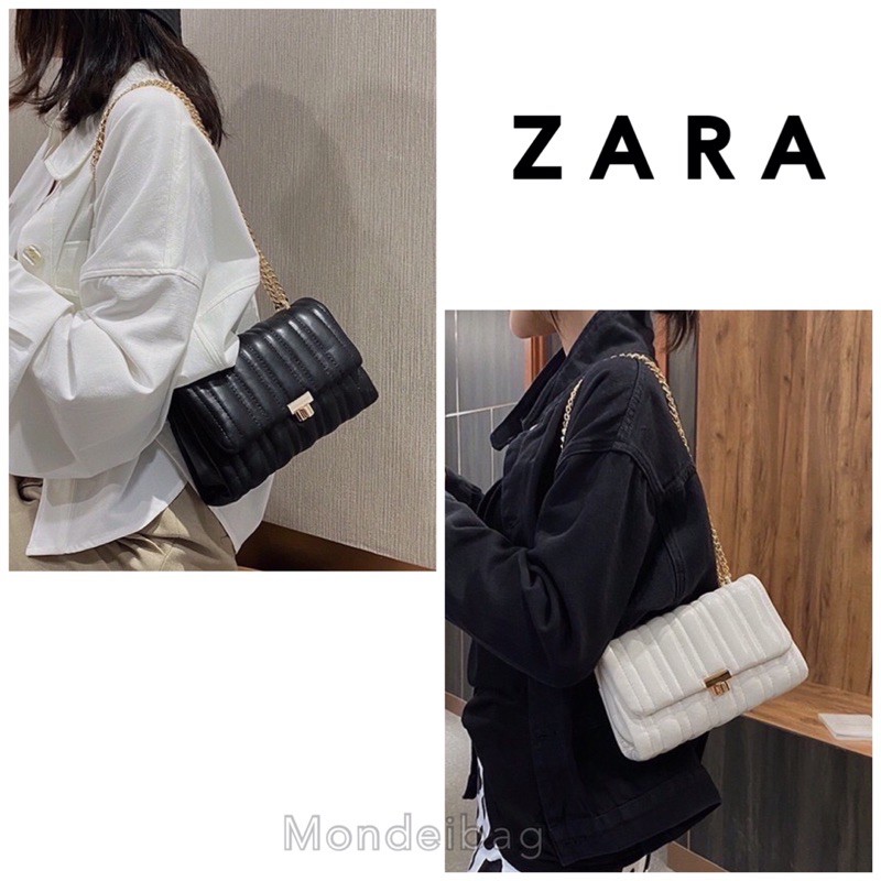 Jual ORIGINAL !! Zara quilted mini sling bag / tas wanita cantina