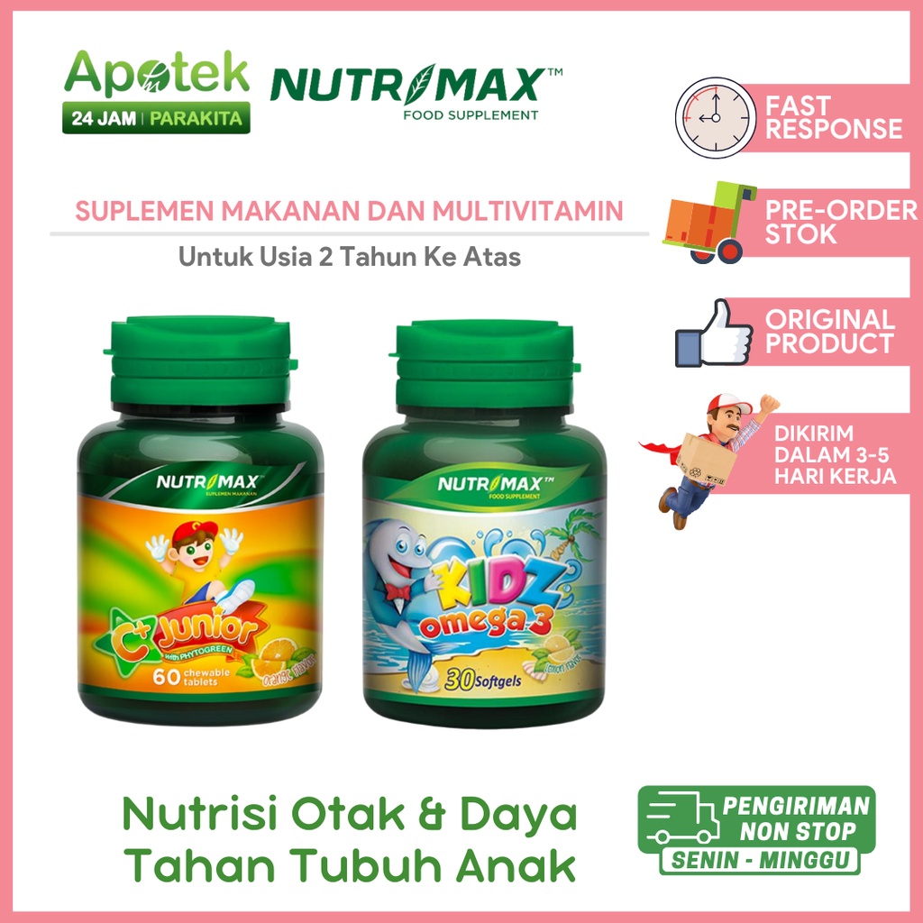 Jual Nutrimax C+ Junior / Nutrimax Kids Omega 3 / Untuk Nutrisi Otak