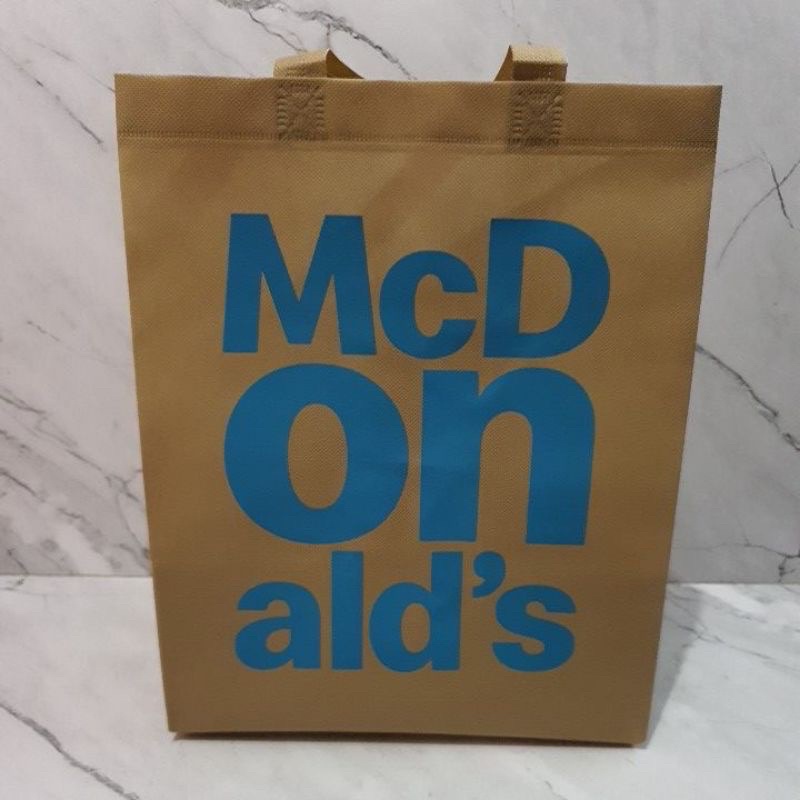 Jual Mcdonald Recycle Tote Bag McD Tas Belanja Medium Shopee Indonesia