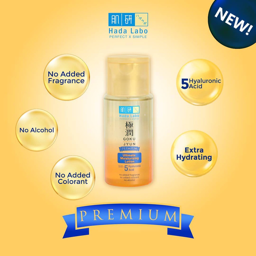 Jual HADA LABO Gokujyun PREMIUM Ultimate Moisturizing Lotion 100 ml