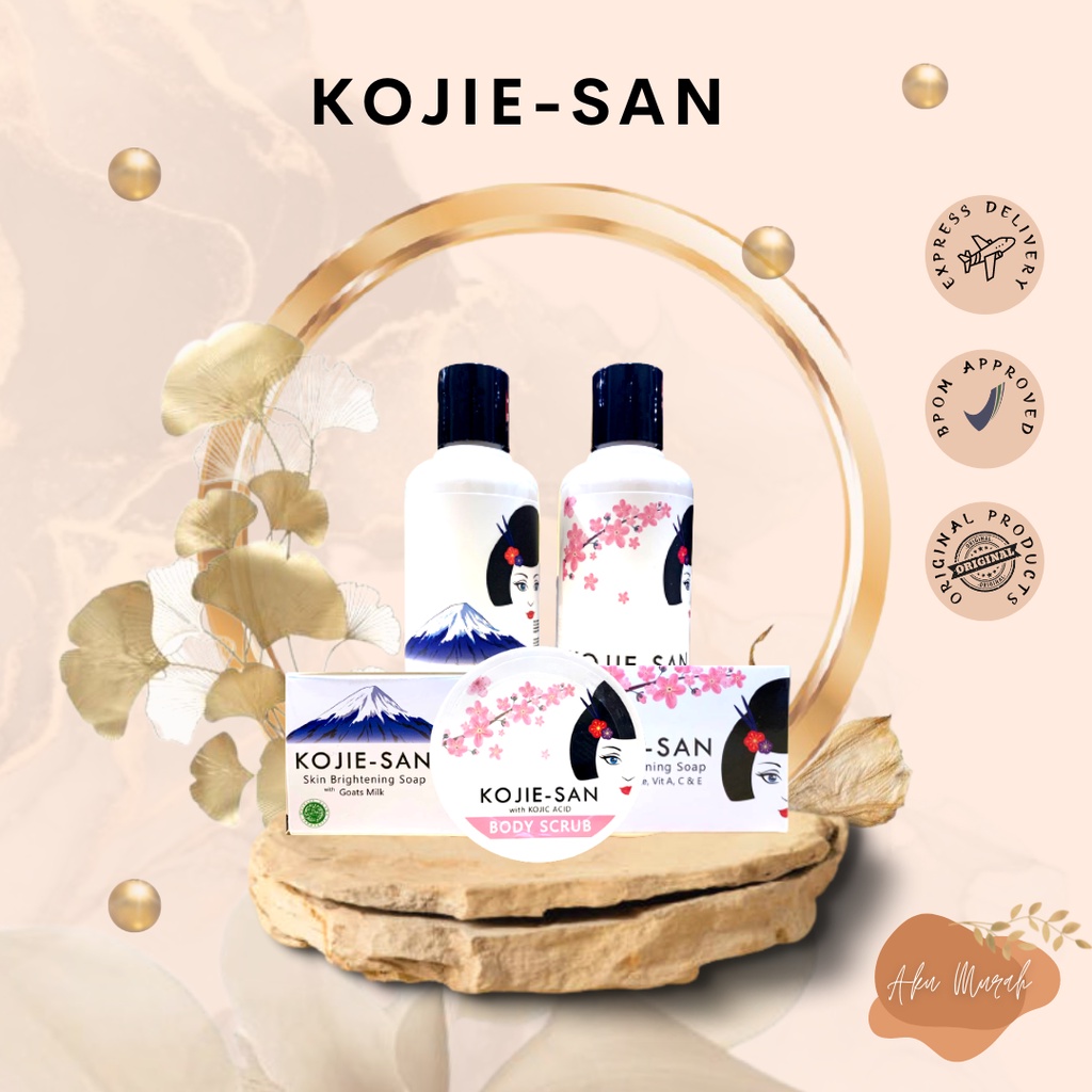 Jual AKU MURAH KOJIE SAN SERIES Body Wash / Body Scrub / Brightening
