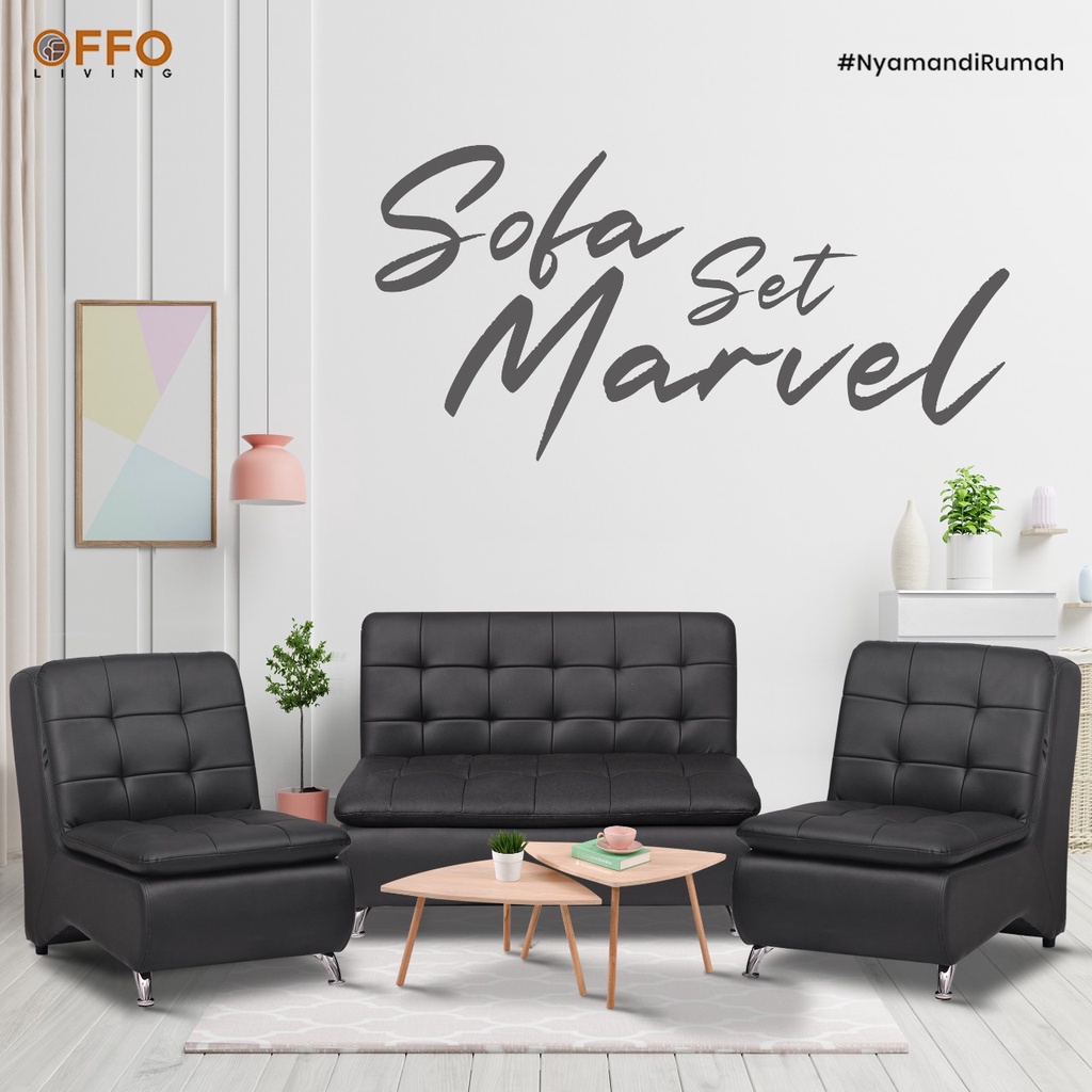 Jual Offo Living Set Sofa Tamu 211 Seater Sofa Marvel Sofa