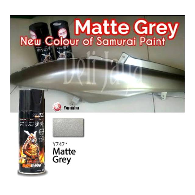 Jual SAMURAI PAINT Yamaha Matte Grey Y747* Shopee Indonesia