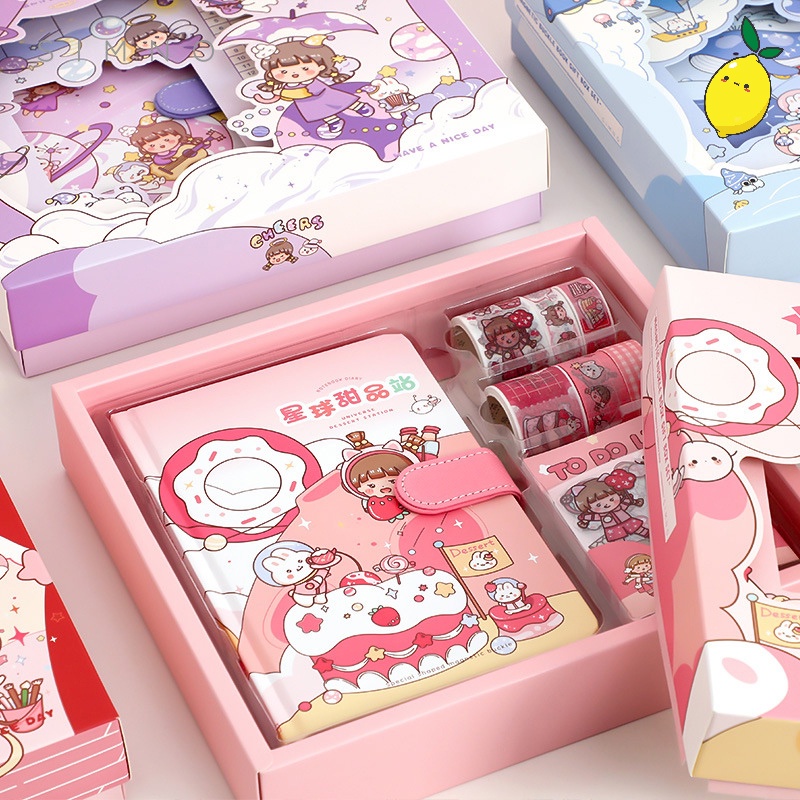 Jual Box Stationery Set Little Maru Deluxe Stationery Gift Box Set