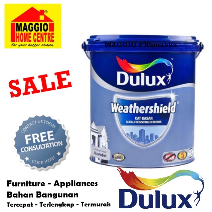 Jual Cat Dasar Eksterior Dulux Weathershield Primer 2,5L Dulux Shopee Indonesia
