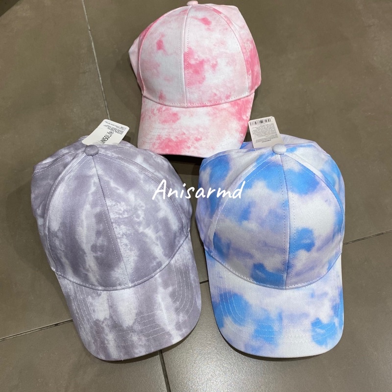 Jual tie dye series baseball cap miniso / topi miniso Shopee Indonesia