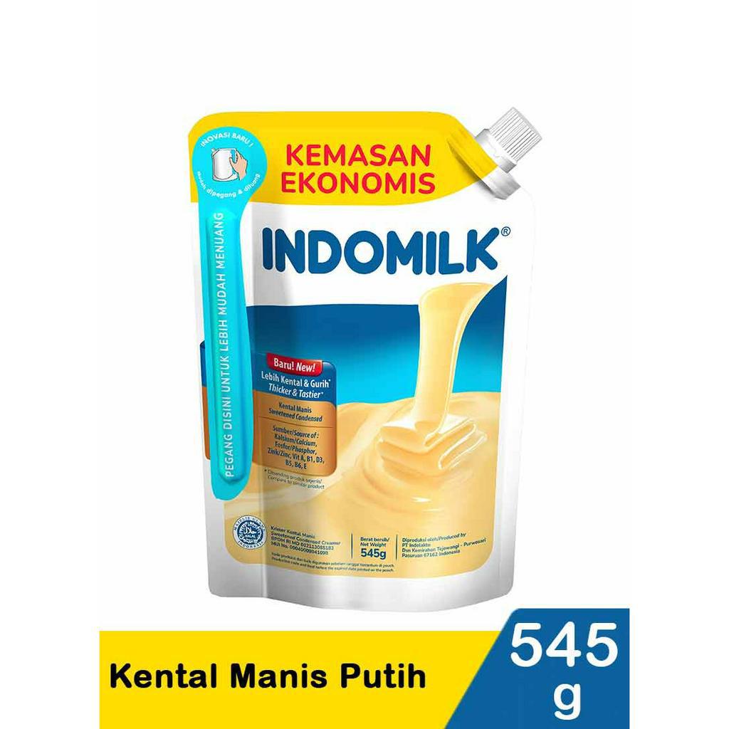 Jual Indomilk Plain Kental Manis Susu Pouch 545g Free Ongkir Free
