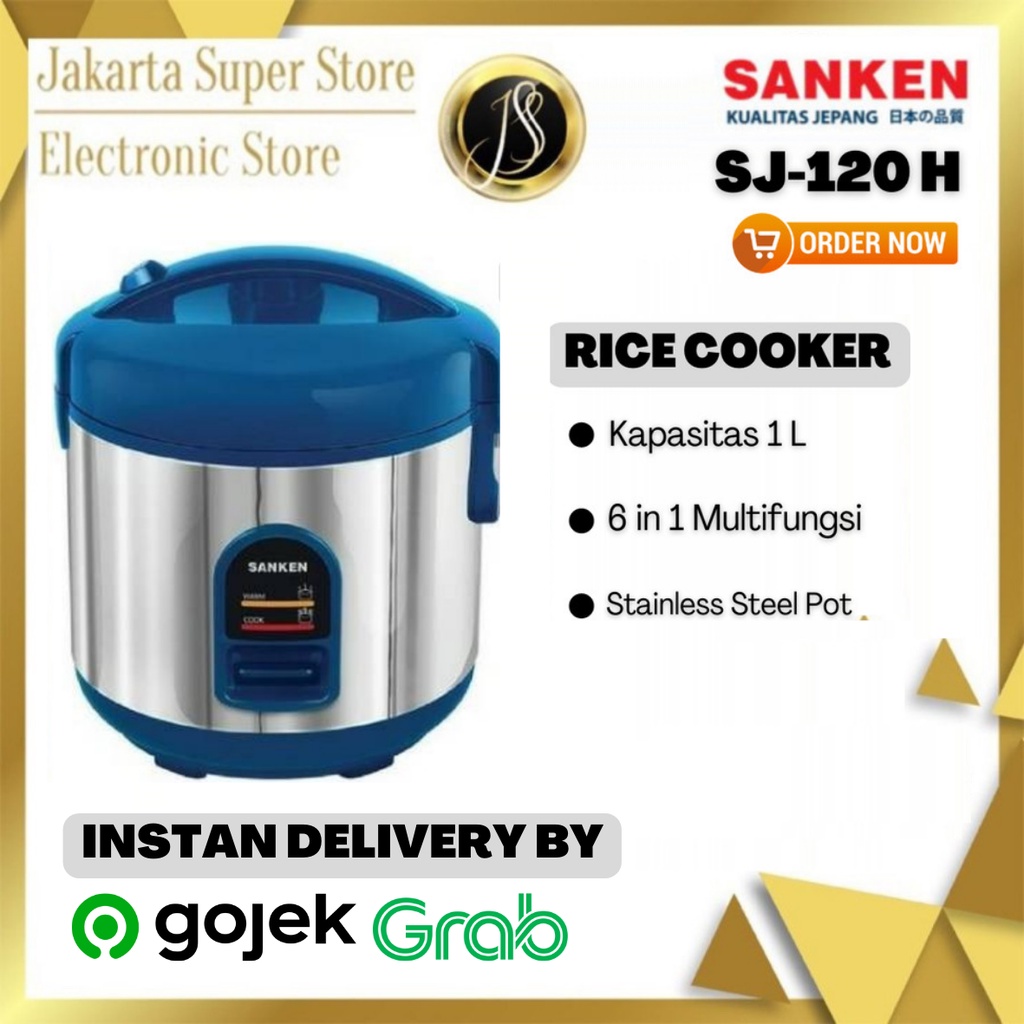 Jual SANKEN RICE COOKER SJ120 H KAPASITAS 1 LITER Shopee Indonesia