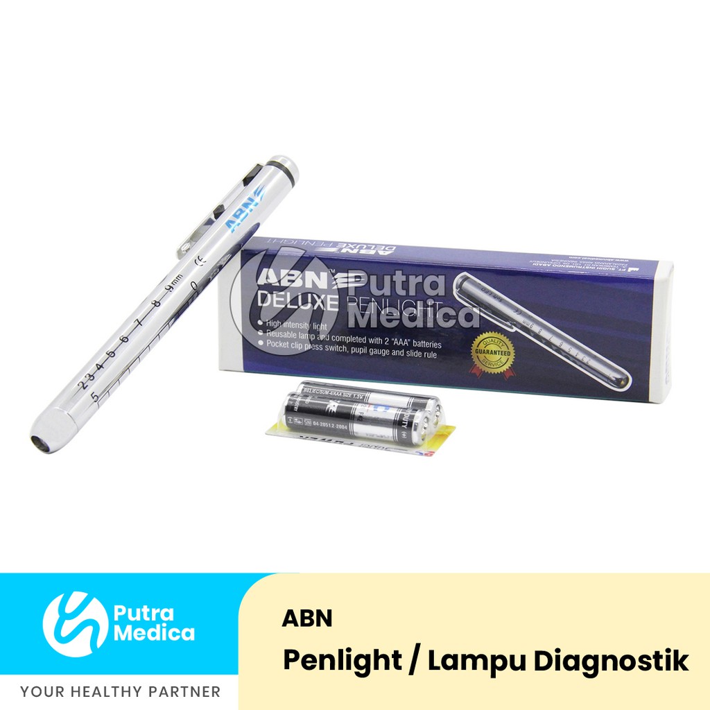 Jual ABN Deluxe Penlight [Sinar Kuning] / Diagnostic Lamp / Pulpen