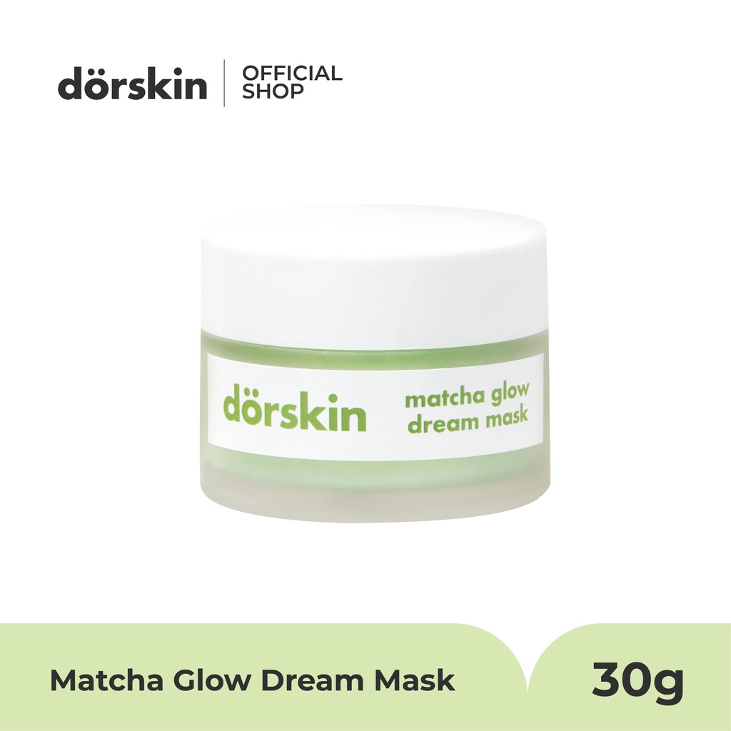 Jual DORSKIN MATCHA GLOW DREAM MASK 30GR / SLEEPING MASK Shopee Indonesia