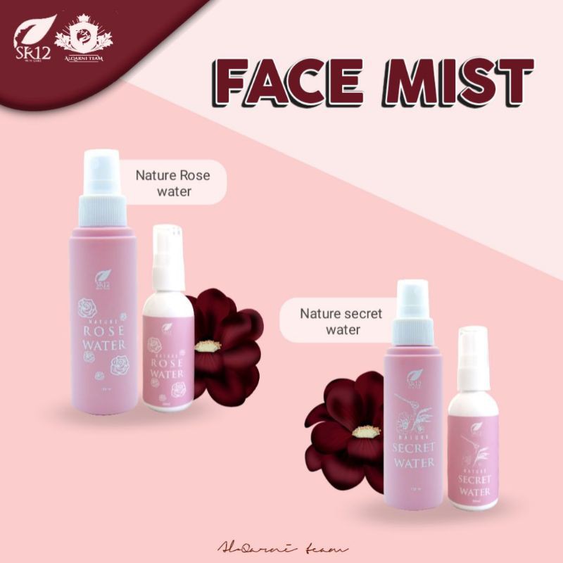 Jual Facial Spray Face Mist / Nature Rose Water / Nature Secret Water