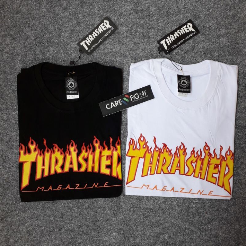 Jual Baju Kaos Thrasher Api/Flame Premium Shopee Indonesia(04)