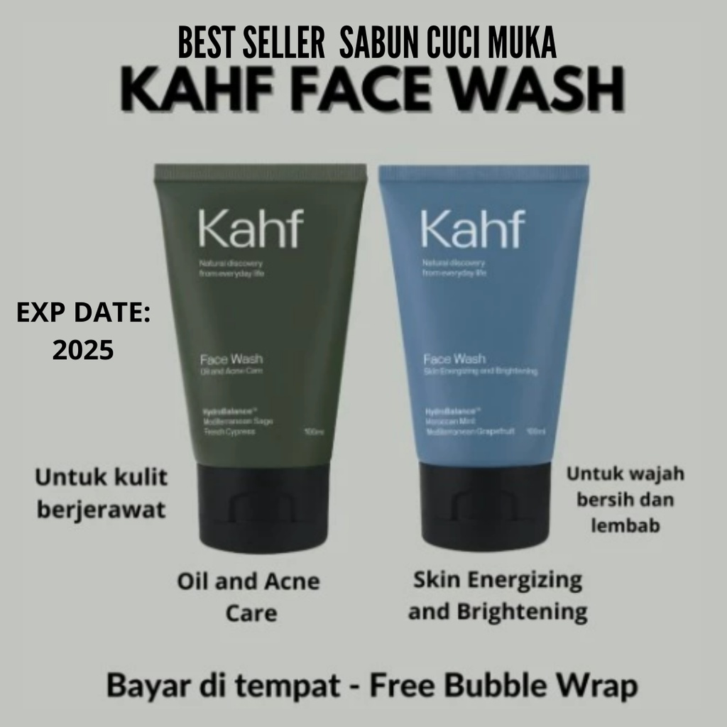 Jual Kahf Face Wash 100 ml Oil and Acne care Skin Energizing and