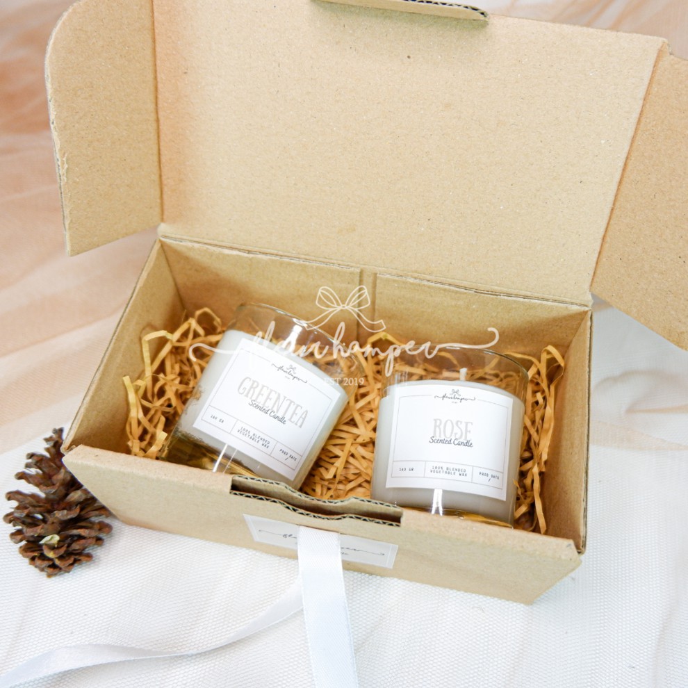 Jual Scented Candle Gift Set / Set Hampers Lilin Aroma Shopee Indonesia