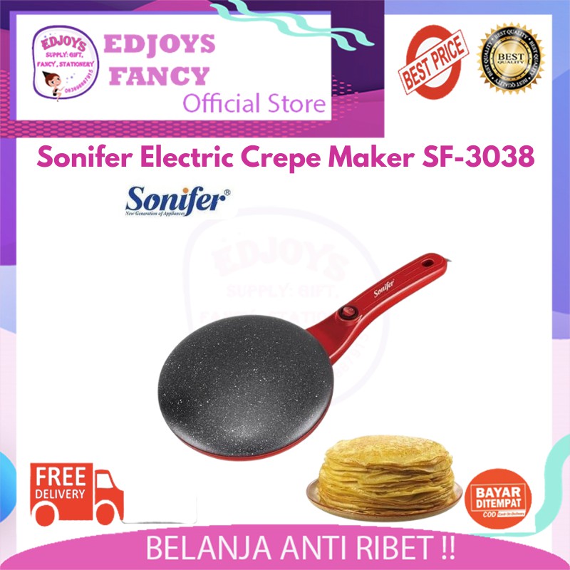 Jual SoniferHaeger Electric Crepe Maker SF3038 SP5208 Panggangan