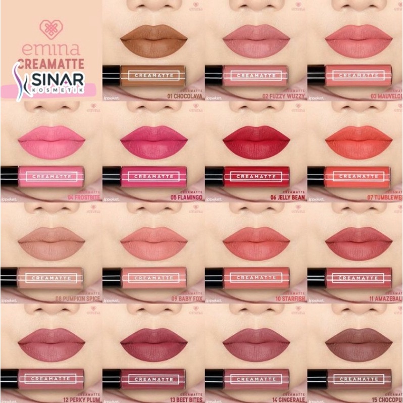 Jual Emina Cream Matte Lipstik Lip Matte Lip Cream Shopee Indonesia