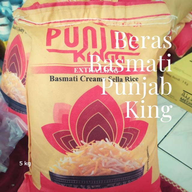 Jual Beras Basmati Punjabi King 5 Kg Shopee Indonesia