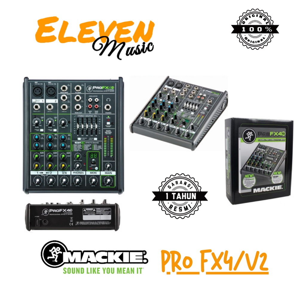 Jual Mackie ProFX4v2 ProFX4v2 Effects Mixers original Shopee Indonesia