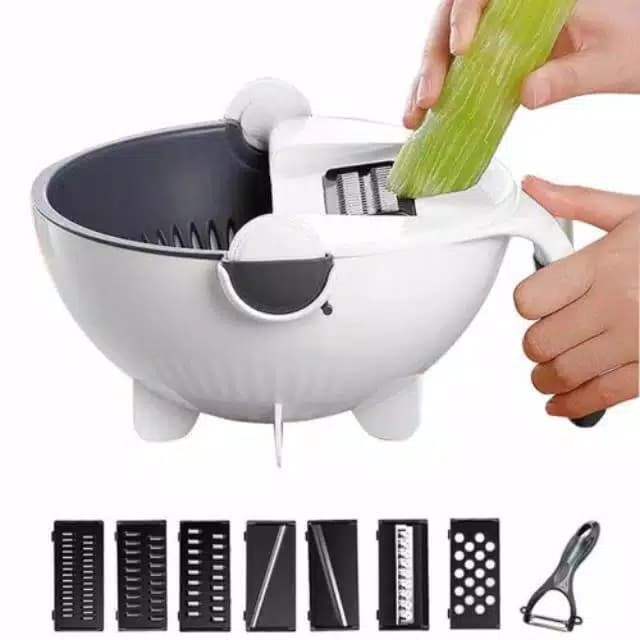 Jual Wet Basket Vegetable Cutter / Parutan Pengiris Serbaguna Shopee