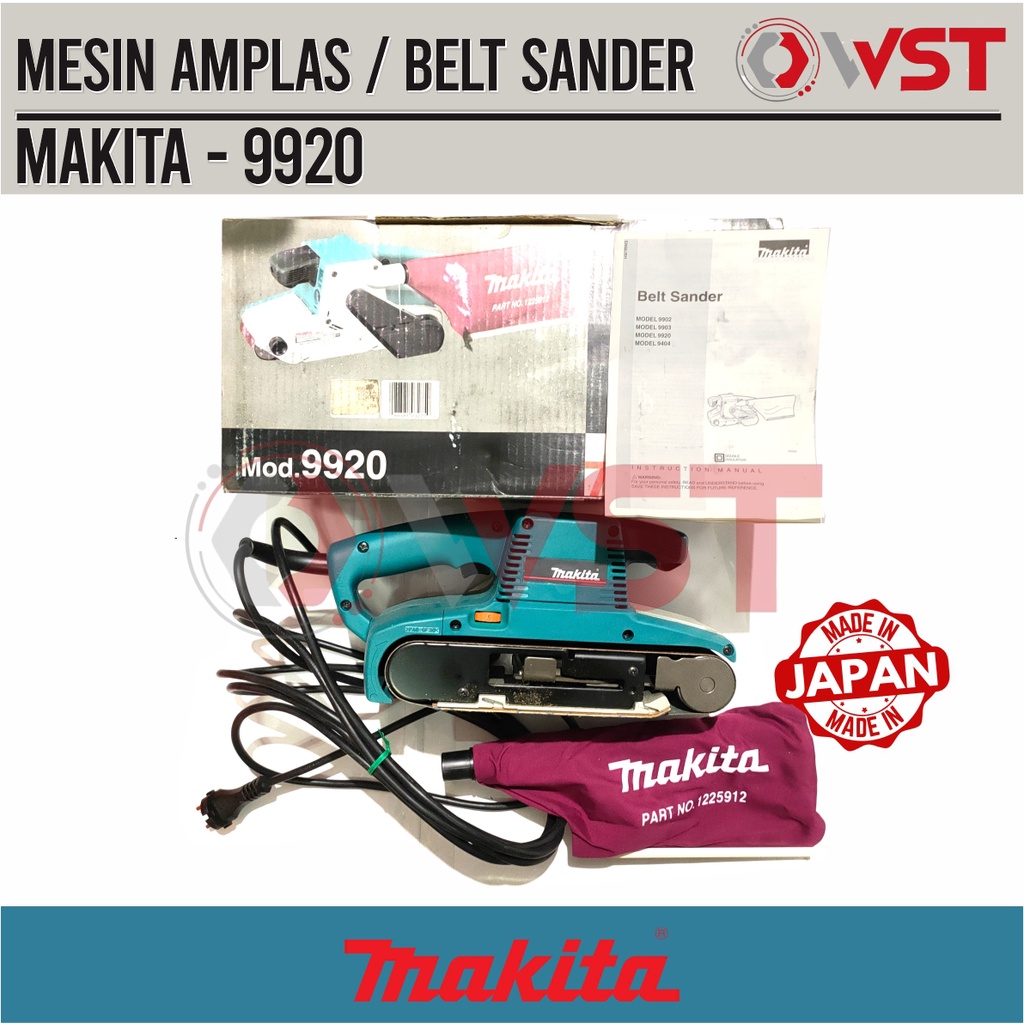 Jual Mesin Amplas Makita 9920 Belt Sander 76mm Shopee Indonesia