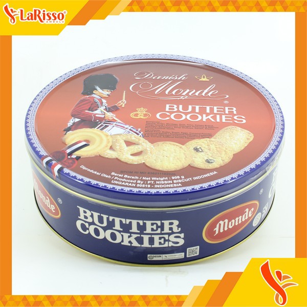 Jual MONDE BUTTER COOKIES BESAR 908GR Shopee Indonesia
