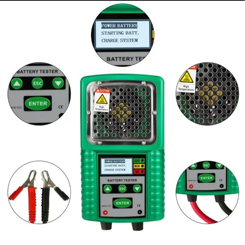 Jual Battery Tester, Tester Aki, Tes CCA & Beban, Praktis & Lengkap