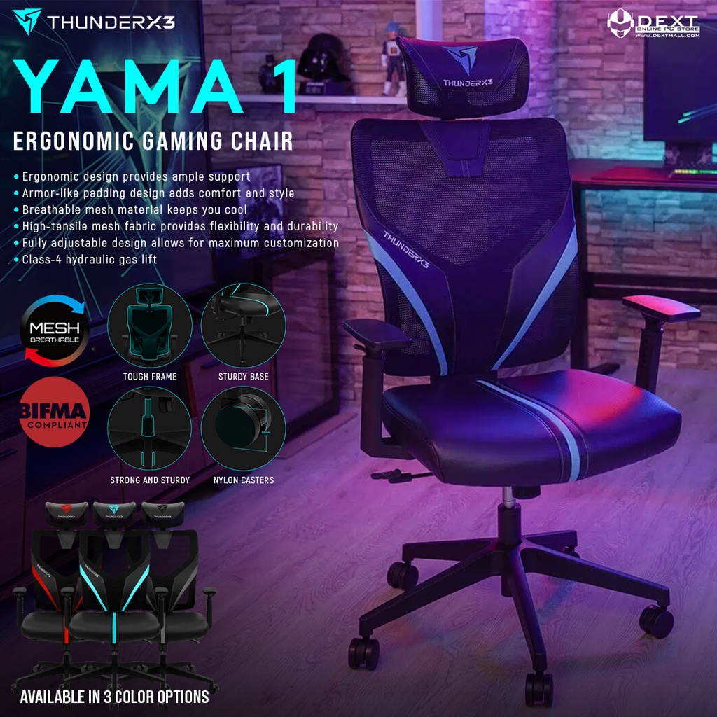Jual ThunderX3 YAMA1 Ergonomic Gaming Chair Shopee Indonesia
