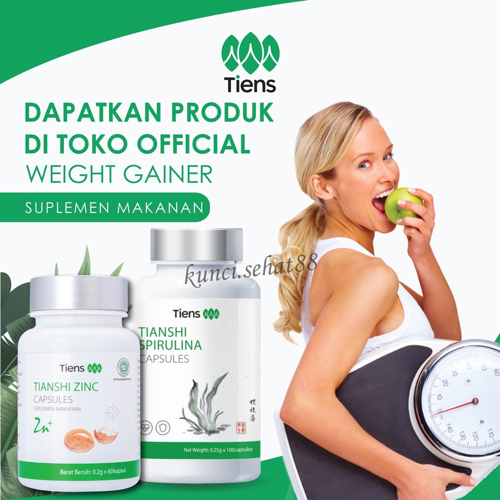 Jual Weight Gain Penggemuk Badan Dewasa / Penambah Berat Badan Suplemen