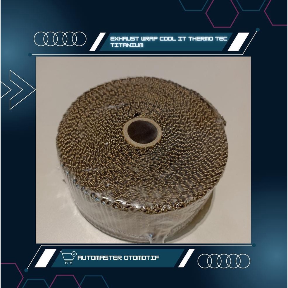 Jual Exhaust Wrap Cool It Thermo Tec Pembungkus Panas Pipa Knalpot