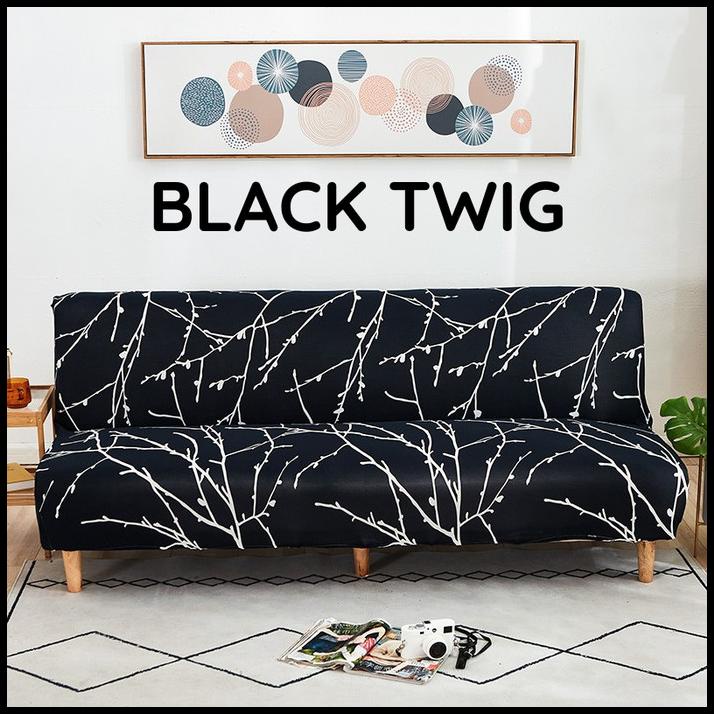Jual Elastic Vintage Sofa Bed Cover Penutup Sofa Bed Sarung Sofa Bed