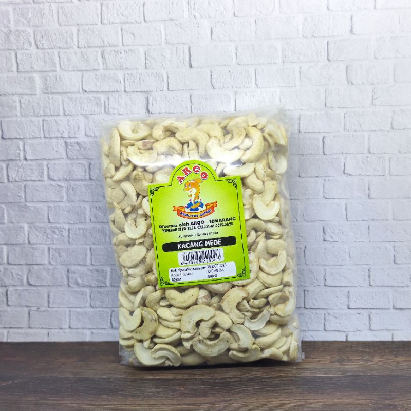 Jual Kacang Mete Super Argo Vacuum 500gr Mede Mente Biji Utuh Besar(04)