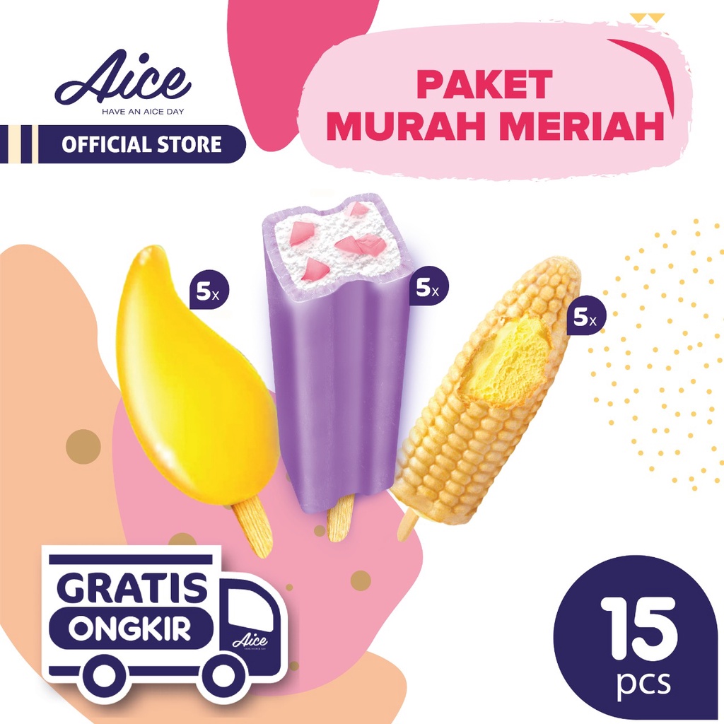 Jual Paket Aice Murah Meriah 1 isi 15pcs Shopee Indonesia
