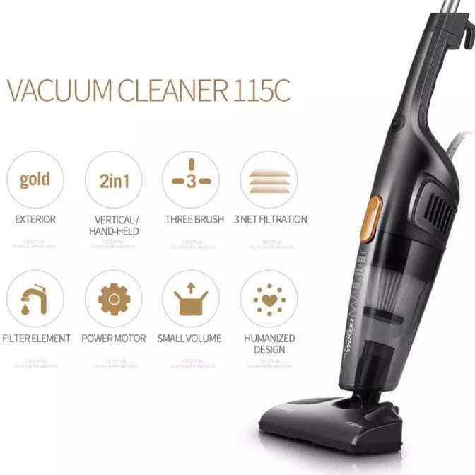 Jual Xiaomi Deerma DX115C Smart Silent Handheld Vacuum Cleaner Portable