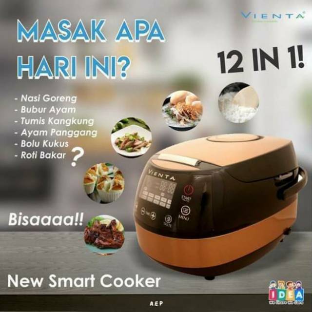 Jual New Smart Cooker Vienta Penanak Nasi Smart Cooker Rice Cooker