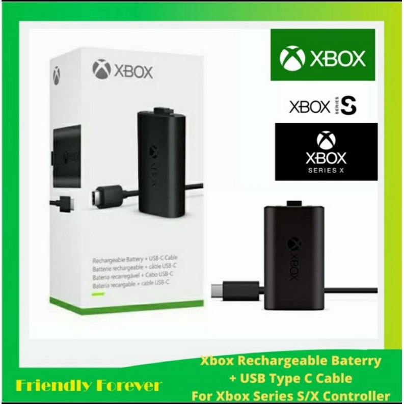 Jual Xbox Rechargeable Battery + USB C Cable For Xbox Series S / X