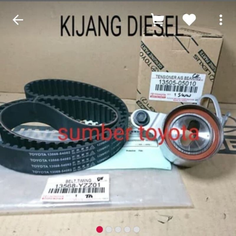 Jual TIMING BELT SL TENSIONER SET KIJANG KAPSUL DIESEL 19972003 MESIN