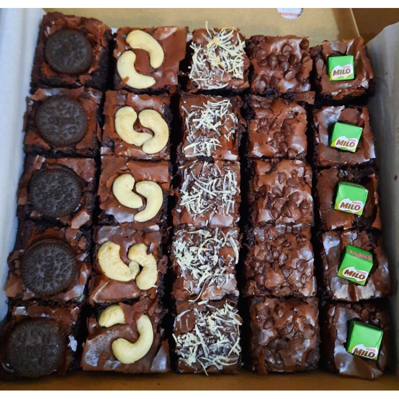 Jual FUDGY BROWNIES SEKAT 25pcs Shopee Indonesia