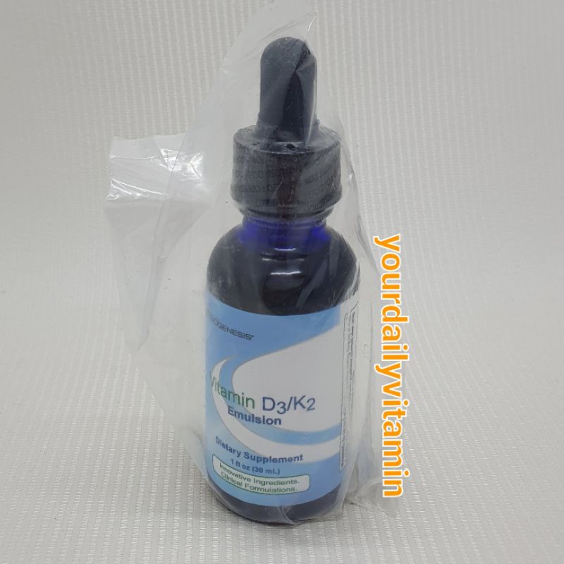 Jual Vitamin D3 / K2 Emulsion 30ml Merk Nutra Biogenesis Vitamin D Cair Tetes Shopee Indonesia