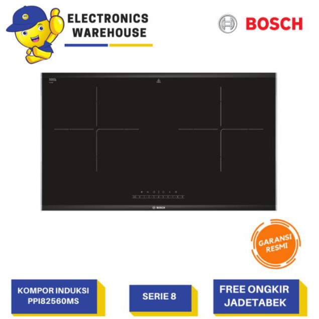 Jual Bosch Induction Hobs PPI82560MS Kompor Induksi Tanam 2 Tungku