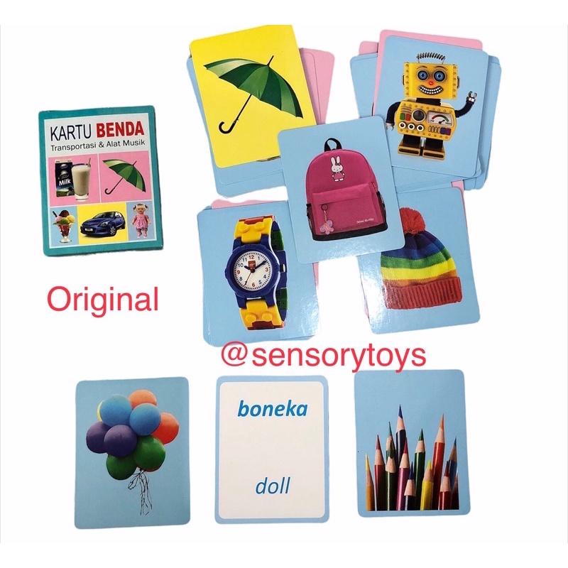 Jual flash card benda benda sekitar kartu pintar Shopee Indonesia