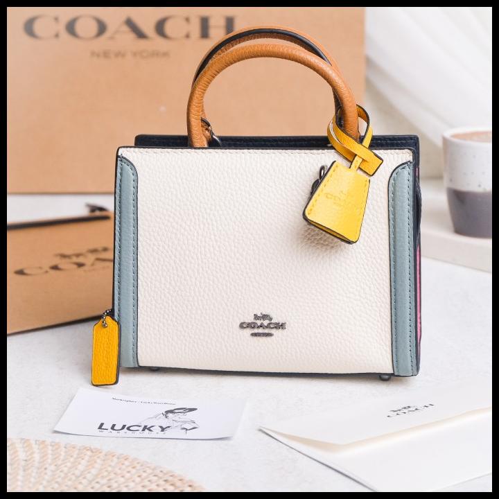 Jual Coach Micro Zoe Crossbody In Colorblock Original 100 Shopee